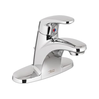 American Standard Colony Pro SingleHandle Bathroom Sink Faucet with Metal Drain 12 GPM Polished Chrome 7075000002