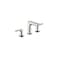 hansgrohe Talis E Modern 2Handle 5inch Tall Bathroom Sink Faucet in Brushed Nickel 71733821
