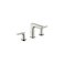 hansgrohe Talis E Modern 2Handle 5inch Tall Bathroom Sink Faucet in Brushed Nickel 71733821