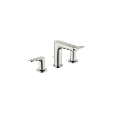 hansgrohe Talis E Modern 2Handle 5inch Tall Bathroom Sink Faucet in Brushed Nickel 71733821