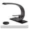 Wovier Matte Black Bathroom Sink FaucetUnique Design Single Handle Single Hole Brass Lavatory Vanity FaucetBasin Mixer Tap with Supply Hose and Pop Up Drain Assembly