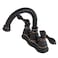 Kingston Brass FSC1616ACL American Classic Two Handle 4 Centerset Lavatory Faucet Naples Bronze