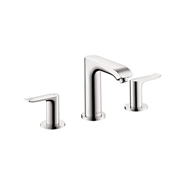 hansgrohe Metris Modern Upgrade Easy Install 2Handle 1 5inch Tall Bathroom Sink Faucet in Chrome 31083001