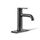 KOHLER K281264BL SingleHandle Bathroom Sink Faucet 1Hole Bathroom Faucets with Clicker Drain 12 GPM Matte Black