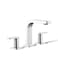 Kohler 234844CP Parallel Widespread Bathroom Sink Faucet 12 gpm Polished Chrome