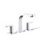 Kohler 234844CP Parallel Widespread Bathroom Sink Faucet 12 gpm Polished Chrome