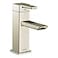 Moen S6700BN 90 Degree OneHandle Modern Bathroom Faucet with Drain Assembly Brushed Nickel