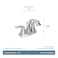 Moen 6901ORB Voss TwoHandle HighArc Centerset Bathroom Faucet with Drain Assembly OilRubbed Bronze