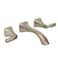 Moen Voss Brushed Nickel TwoHandle Wall Mount Bathroom Faucet Trim Kit Valve Required T6906BN