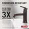 DELTA Trinsic Single Handle Centerset Bathroom Faucet Finish Venetian Bronze
