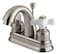 Kingston Brass KB5618PX Restoration 4Inch Centerset Lavatory Faucet Brushed Nickel