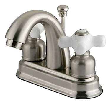 Kingston Brass KB5618PX Restoration 4Inch Centerset Lavatory Faucet Brushed Nickel
