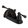 Kingston Brass GKB5615BL 4 in Centerset Bathroom Faucet Oil Rubbed Bronze