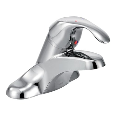 Moen 8439F05 Commercial MBition 4Inch Centerser Bathroom Faucet with 3Inch Lever Handle 05gpm Chrome
