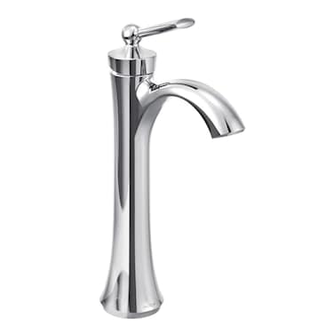 Moen Wynford Chrome OneHandle High Arc Vessel Sink Bathroom Faucet 4507