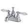 Kingston Brass KS7001WLL 4 in Centerset Bathroom Faucet Polished Chrome