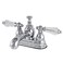 Kingston Brass KS7001WLL 4 in Centerset Bathroom Faucet Polished Chrome