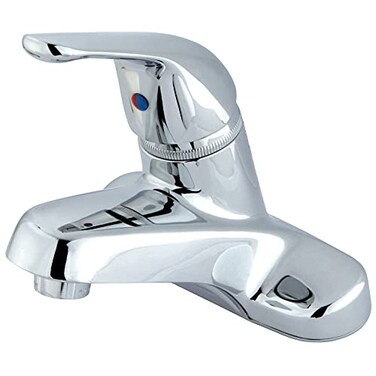 Kingston Brass KB541G Chatham 4 Centerset Bathroom Faucet Polished Chrome Grid Strainer