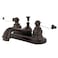 Kingston Brass KB605B Victorian Centerset Lavatory Faucet Retail PopUp 4 Oil Rubbed Bronze