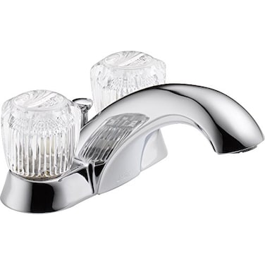 Delta Faucet 2522LFMPU Classic Two Handle Centerset Bathroom Chrome 525 x 625 x 525 inches