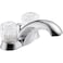 Delta Faucet 2522LFMPU Classic Two Handle Centerset Bathroom Chrome 525 x 625 x 525 inches