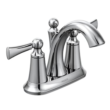 Moen 4505 Chrome TwoHandle Bathroom Faucet 550 x 813 x 1013 inches