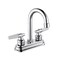 SOLVEX Centerset Bathroom Faucet4 Inch 2 Handle Bathroom Sink Faucets3 Hole Bath Faucets Brushed NickelBathroom Basin Faucet with Deck MountedSP400042