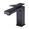 Gerber Avian Single Handle Bathroom Faucet with Metal Touch Down Drain Satin Black