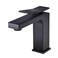 Gerber Avian Single Handle Bathroom Faucet with Metal Touch Down Drain Satin Black