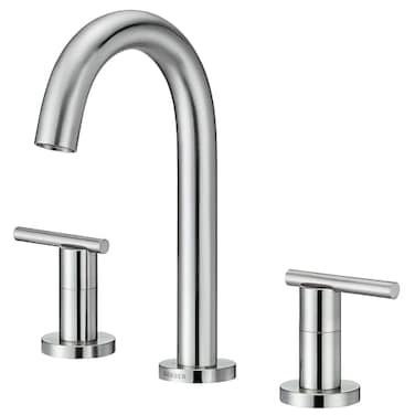 Gerber Plumbing Parma TwoHandle Widespread Lavatory Faucet Brushed Finish 12 GPM