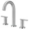Gerber Plumbing Parma TwoHandle Widespread Lavatory Faucet Brushed Finish 12 GPM