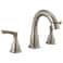 Delta Broadmoor Brushed Nickel Bathroom Faucet with Sprayer 8 Inch 3 Hole Widespread Bathroom Sink Faucet with Pull Out Sprayer PushPop Drain SpotShield Stainless 35765LFSPPD