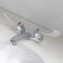 Speakman SC4074ELD Commander Centerset Faucet with 4 Wrist Blade Handles Chrome