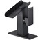 Chiczam Black Bathroom Faucet Waterfall 1 Hole Bath Lavatory Vanity Sink Faucet Single Handle Modern Basin Tap Brass Deck Mount Commercial
