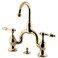Kingston Brass KS7992TAL Tudor Bridge Bathroom Faucet Polished Brass 1175 x 8 x 213