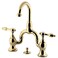 Kingston Brass KS7992TAL Tudor Bridge Bathroom Faucet Polished Brass 1175 x 8 x 213
