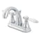 Kingston Brass KS7611BPL 4 in Centerset Bathroom Faucet Polished Chrome
