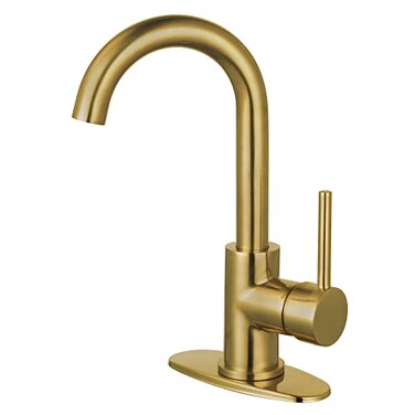 Kingston Brass LS8433DL Concord Bathroom Faucet Brushed Brass 588 x 513 x 1119
