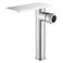becola Modern Chrome Bathroom FaucetTall Waterfall Faucet for Bathroom SinkSingle Hole Cold and Hot Basin Mixer TapSingle Handle Vanity Faucet with Adjust Knobs and Two Supply Lines