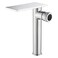 becola Modern Chrome Bathroom FaucetTall Waterfall Faucet for Bathroom SinkSingle Hole Cold and Hot Basin Mixer TapSingle Handle Vanity Faucet with Adjust Knobs and Two Supply Lines