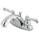 Kingston Brass KB7641FL 4 in Centerset Bathroom Faucet Polished Chrome