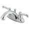 Kingston Brass KB7641FL 4 in Centerset Bathroom Faucet Polished Chrome