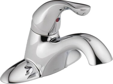 DELTA FAUCET 520GPMDST Single Handle Bathroom Faucet Centerset Chrome