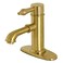 Kingston Brass KS7417AL Paris SingleHandle Bathroom Faucet Brushed Brass