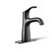 KOHLER K273894KBL Simplice SingleHandle Bathroom Sink Faucet 1Hole SingleHandle Bathroom Faucets with Clicker Drain 10 GPM Matte Black