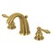Kingston Brass KB987ALSB Victorian 2Handle 8 in Widespread Bathroom Faucet Brushed Brass