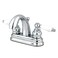 Kingston Brass GKB5611PL 4 in Centerset Bathroom Faucet Polished Chrome