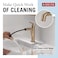 Delta Nicoli 1 Hole Brushed Gold Bathroom Faucet with Sprayer Single Hole Bathroom Sink Faucet with Pull Out Sprayer for Vanity PushPop Drain Champagne Bronze 15849LFCZPD
