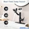 CHOMLEY CHOMELY Single Hole Rotatable Bathroom Faucet with Temperature Display in Fahrenheit BatteriesFree 3 Water Modes 360 Degree Rotating Sink Faucet Matte Black