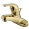 Kingston Brass KB542B SingleHandle 4 in Centerset Bathroom Faucet Polished Brass
